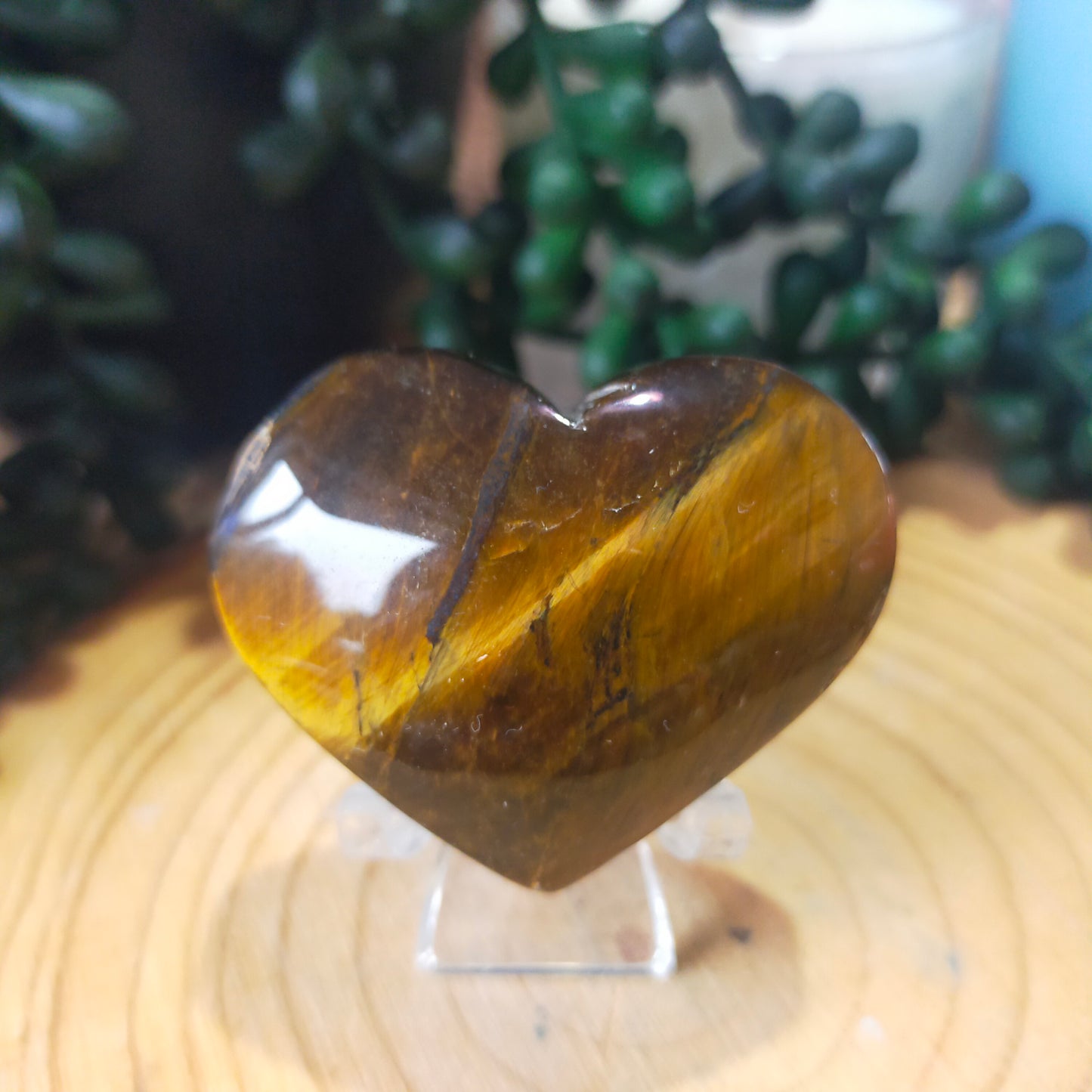 Tigers Eye Heart