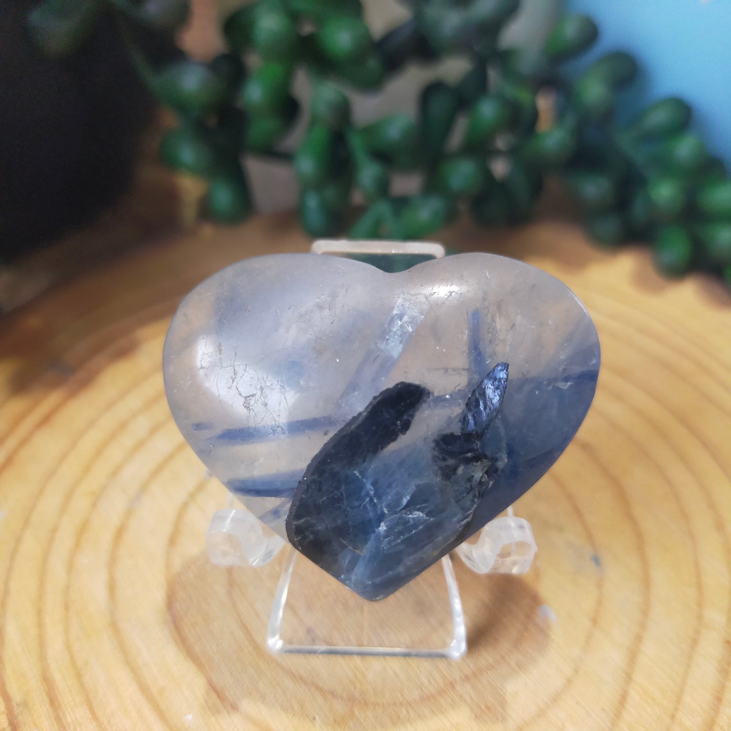 Blue Kyanite Heart