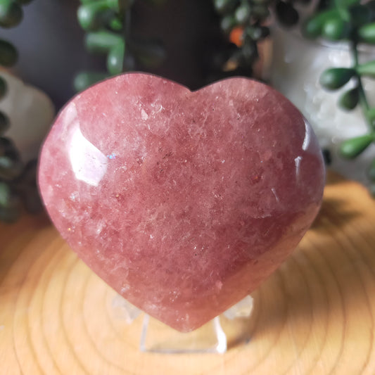 Strawberry Quartz Heart