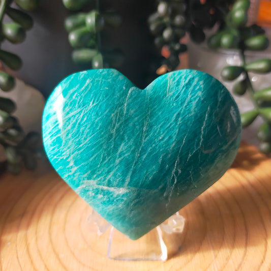 Amazonite Heart