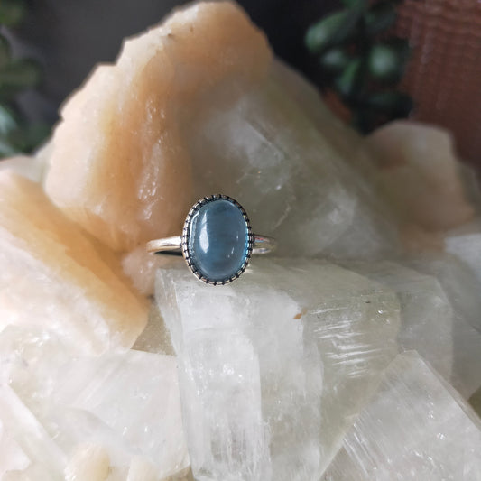 Sterling Silver Aquamarine Ring