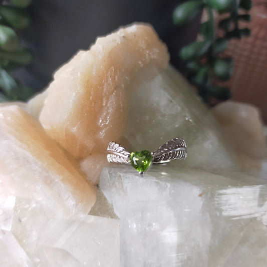 Sterling Silver Peridot Ring