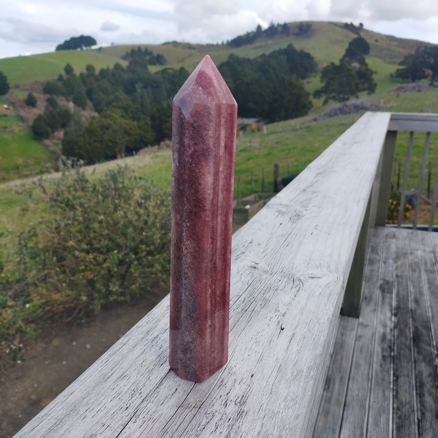 Strawberry Quartz Tower