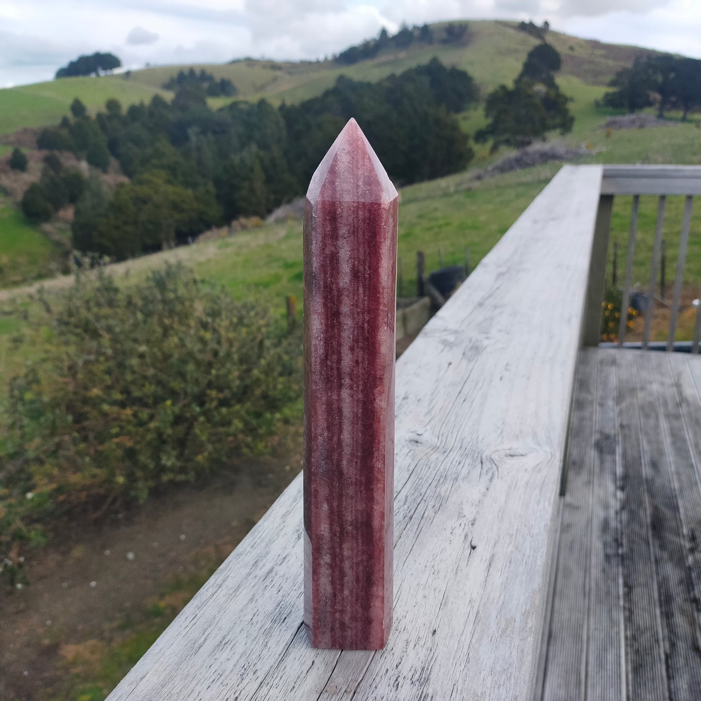 Strawberry Quartz Tower