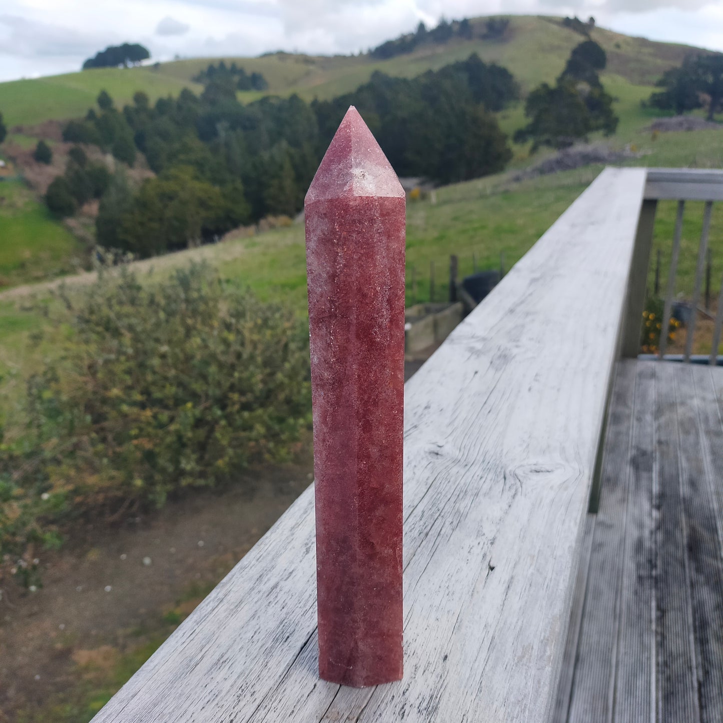 Strawberry Quartz Tower