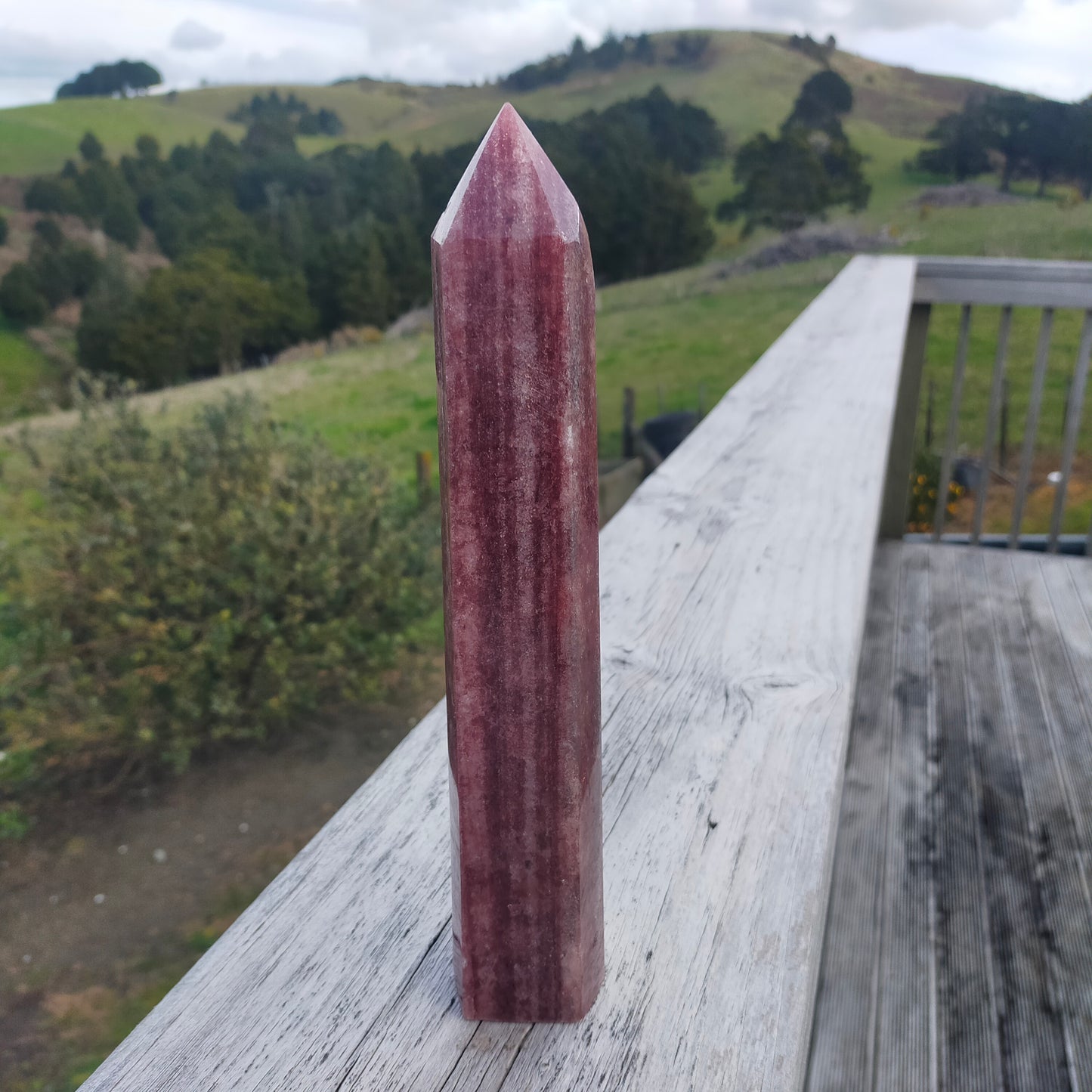 Strawberry Quartz Tower