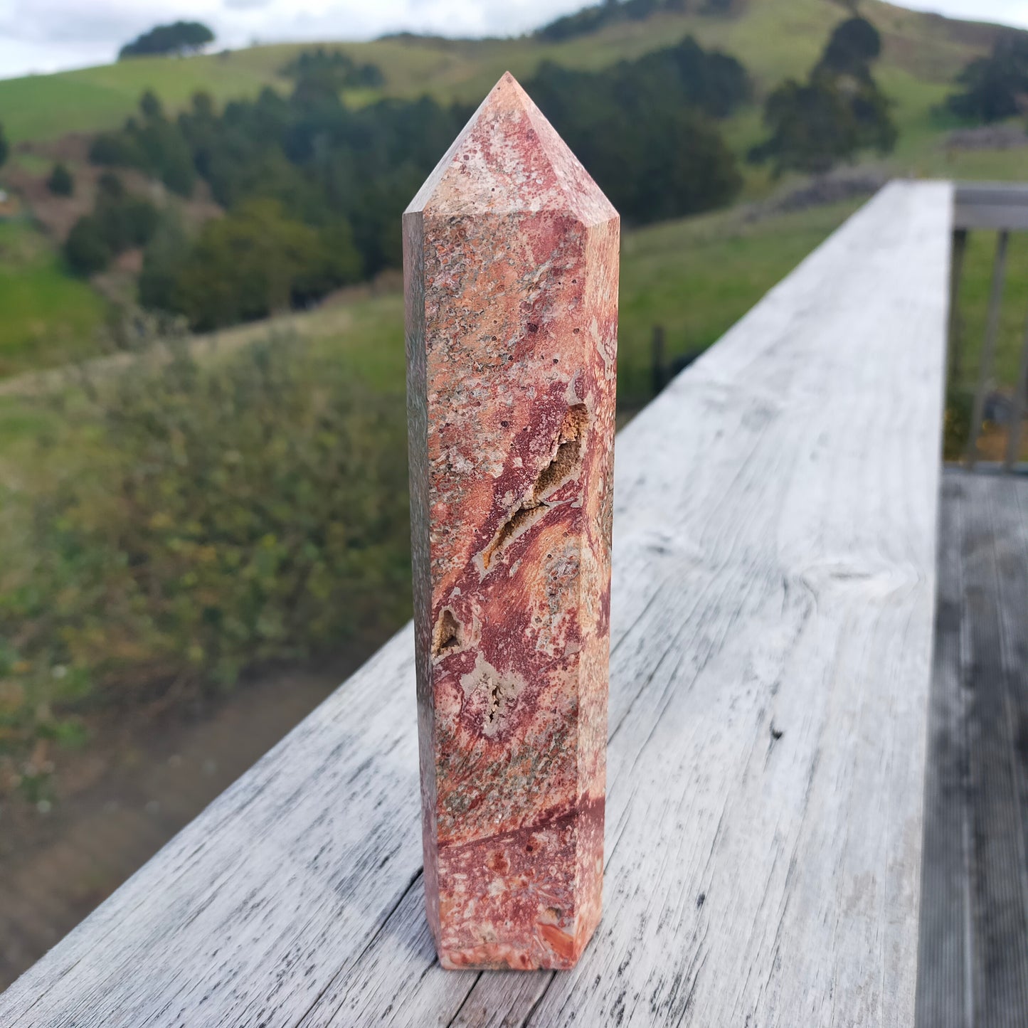 Leopard Skin Jasper Tower