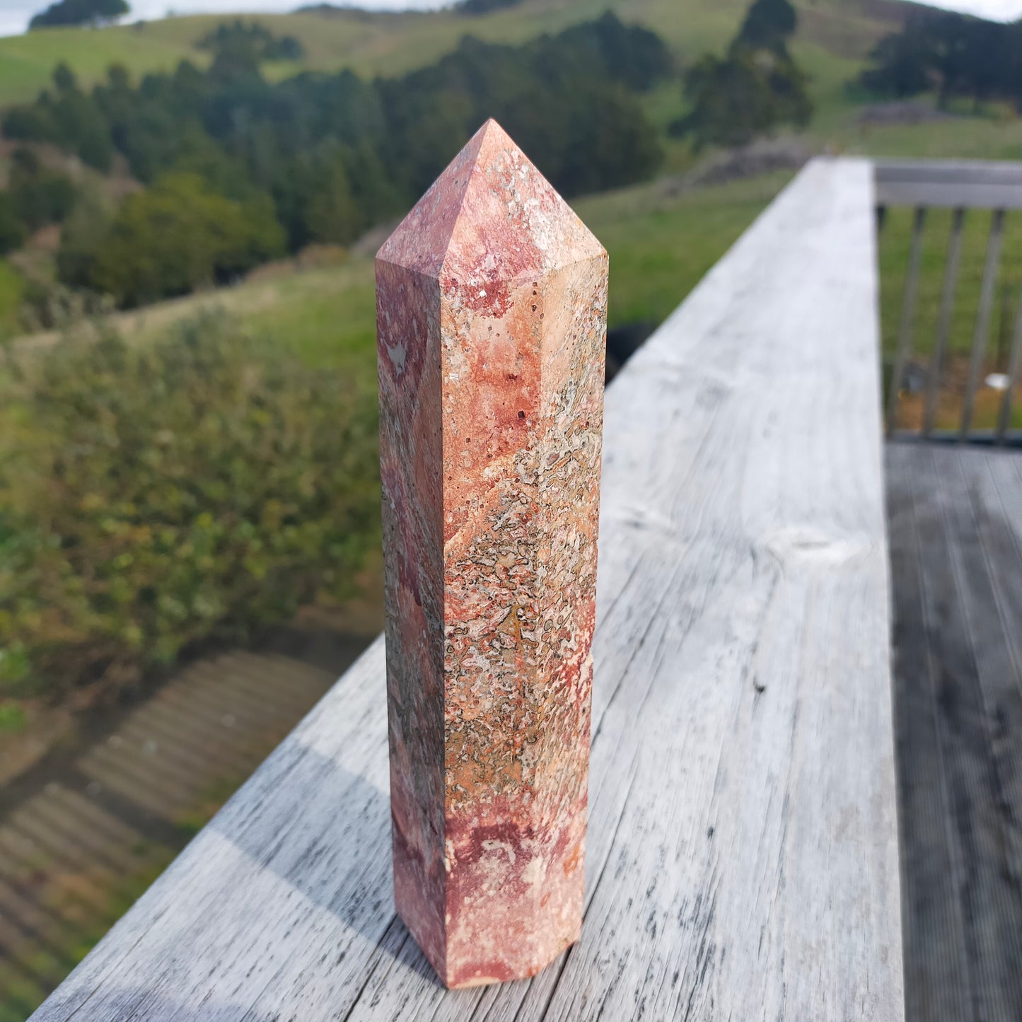 Leopard Skin Jasper Tower