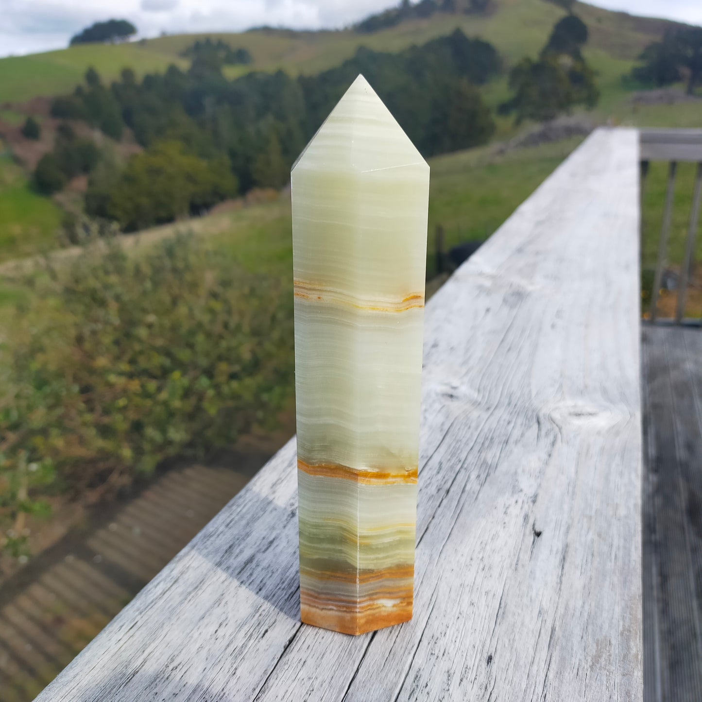 Banded Calcite Tower