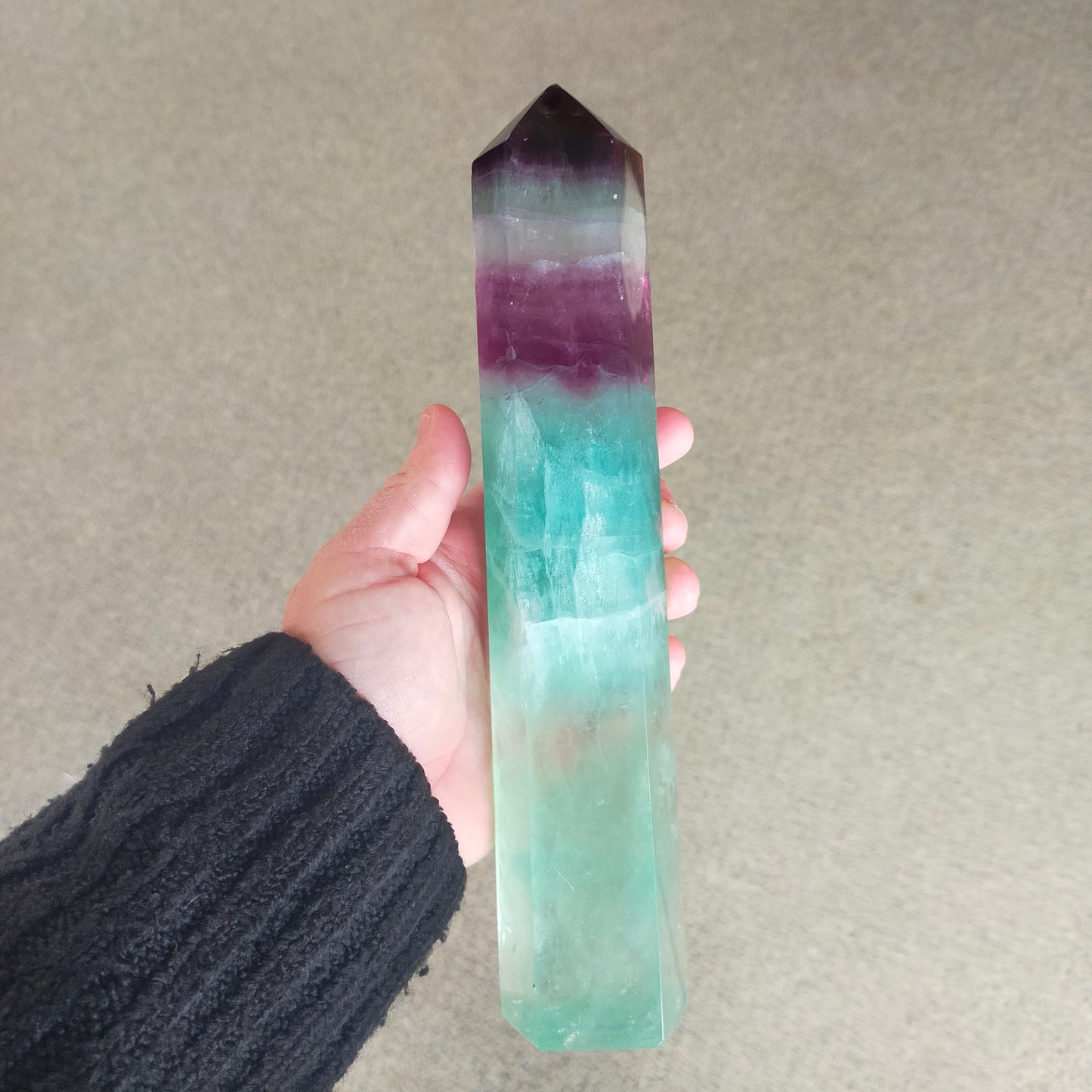 Watermelon Fluorite Tower