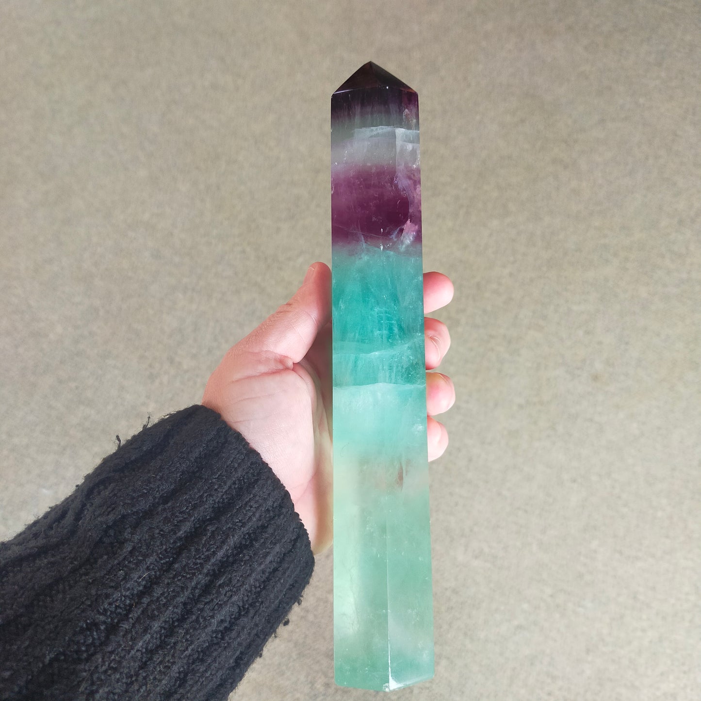 Watermelon Fluorite Tower