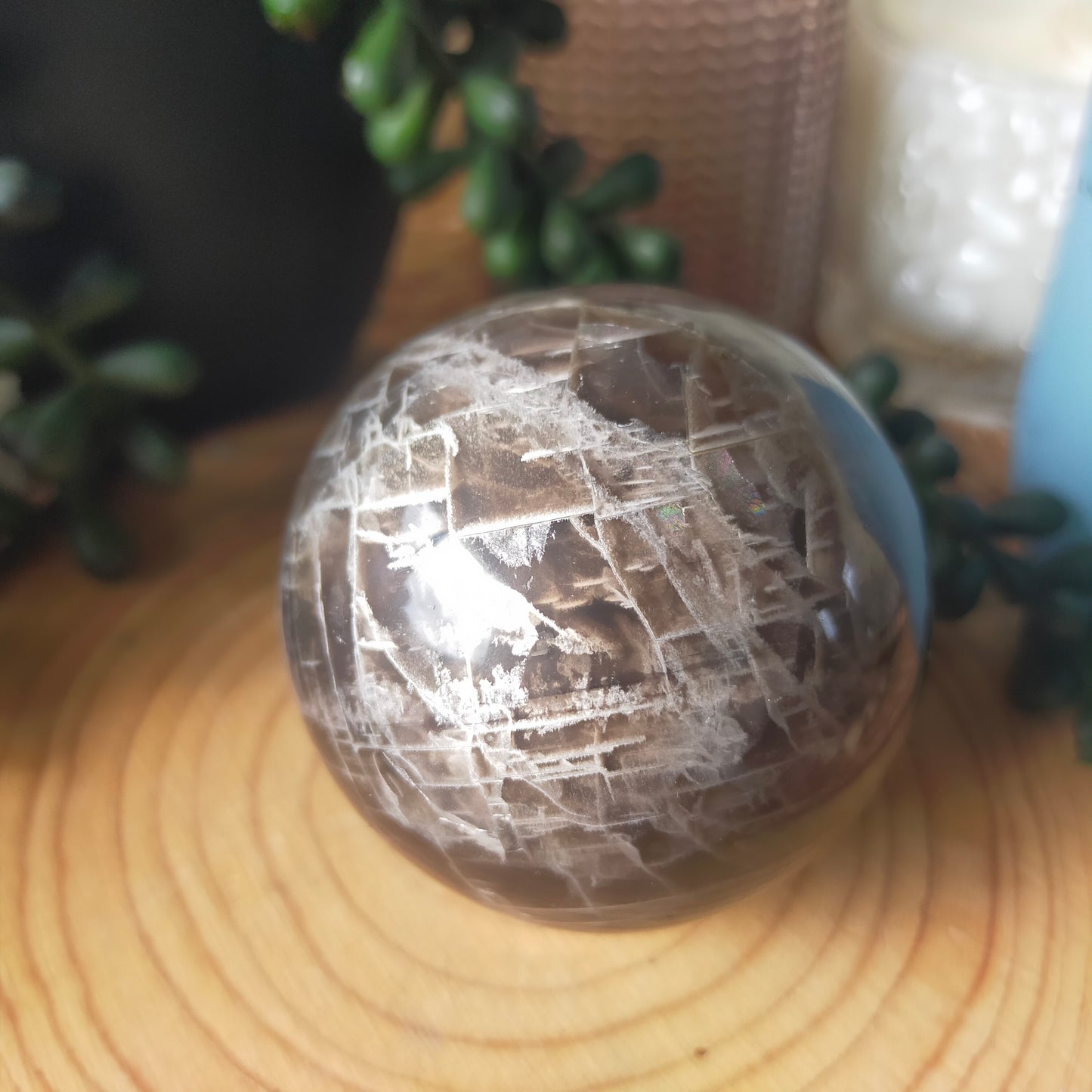 Black Moonstone Sphere