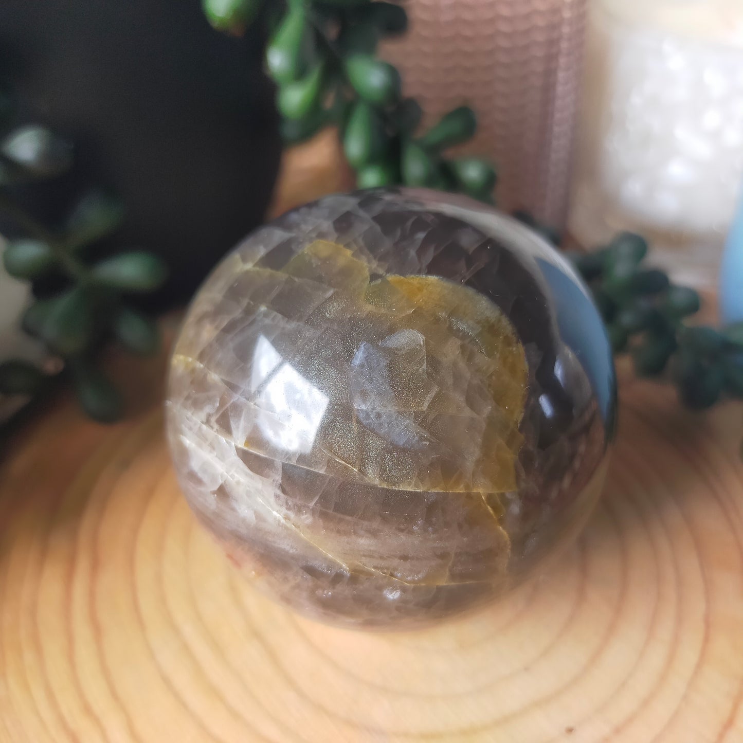 Black Moonstone Sphere