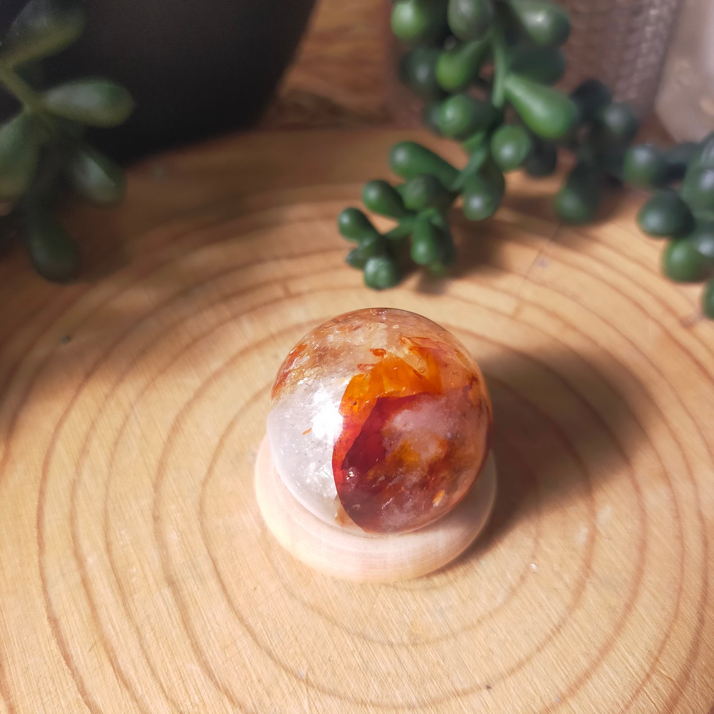 Fire Quartz Mini Spheres