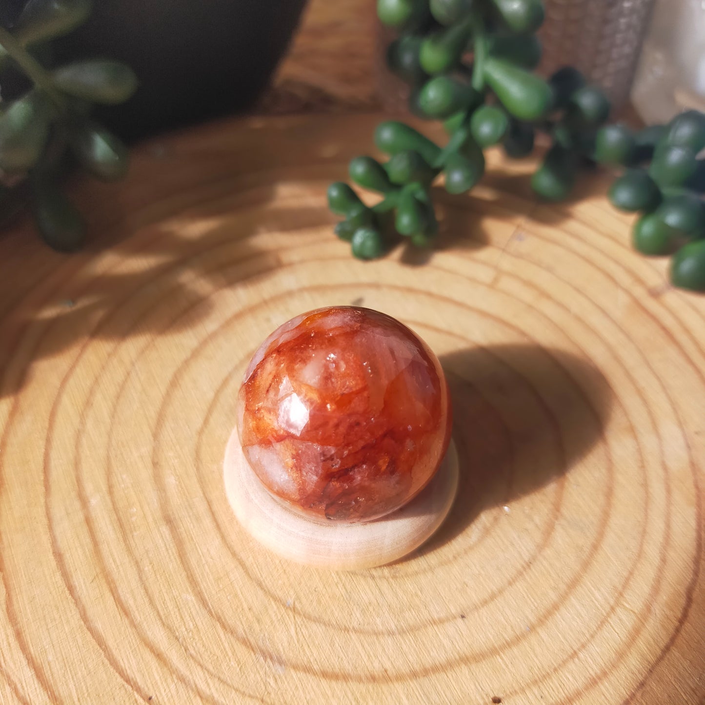 Fire Quartz Mini Spheres