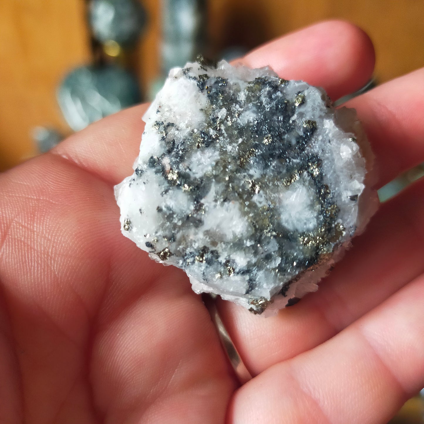 Quartz Cluster with Pyrite