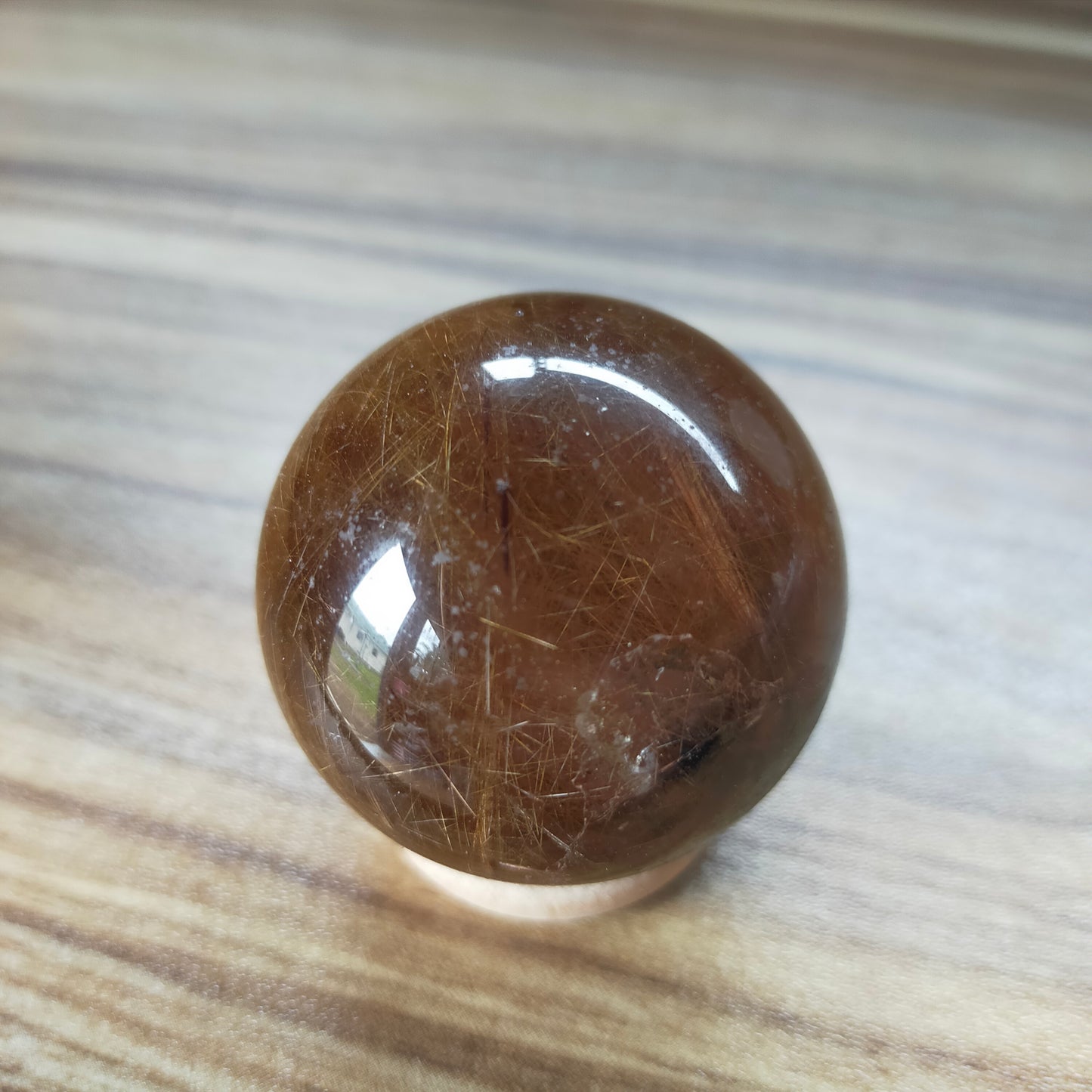 Golden Rutile Quartz Sphere