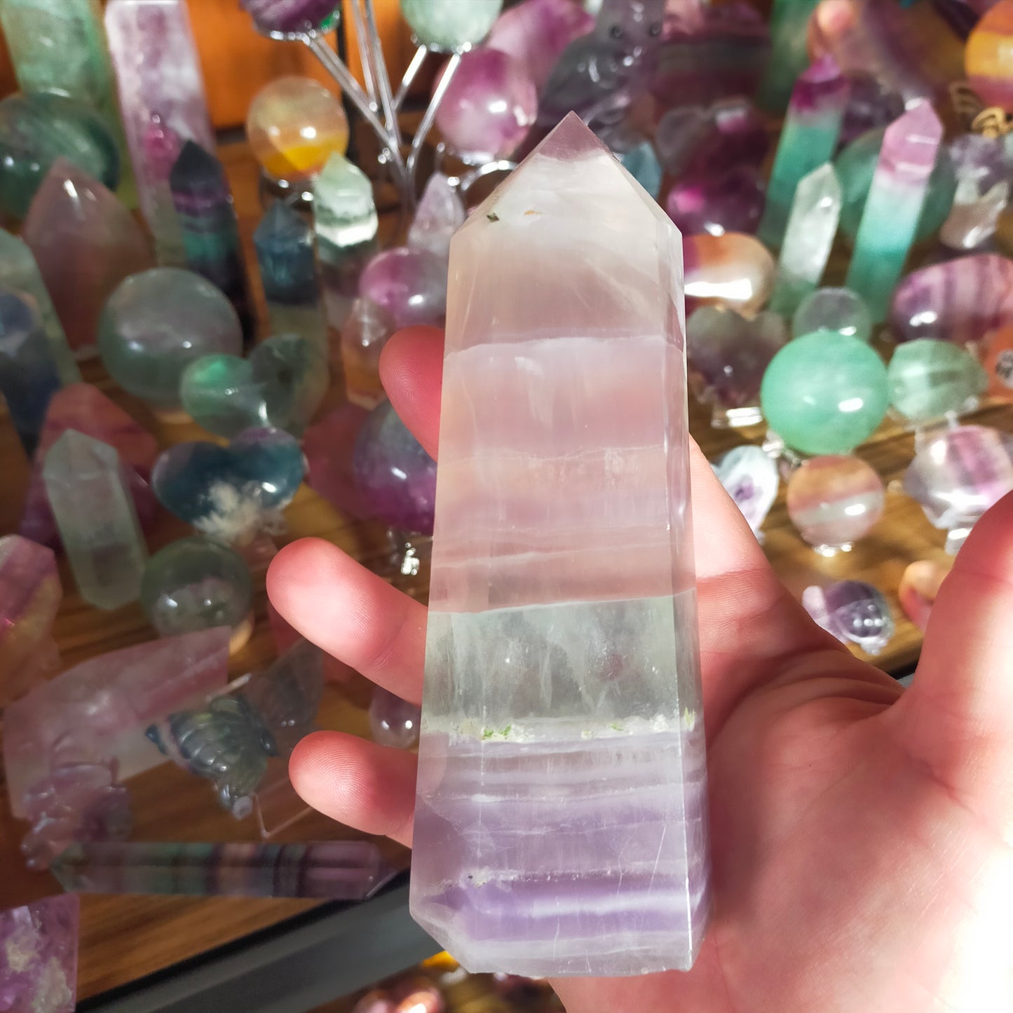 Lavender Fluorite Tower