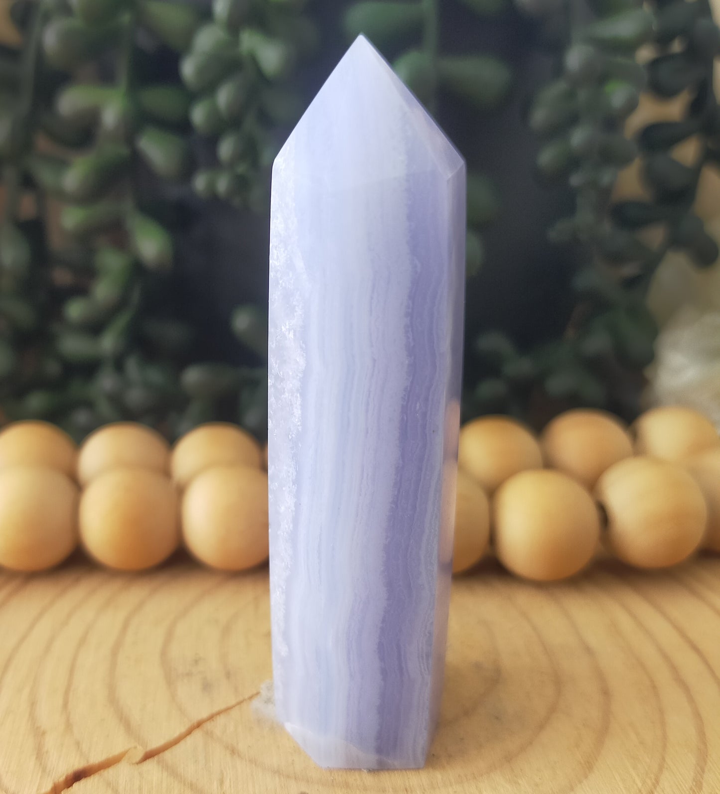 Blue Lace Agate Point