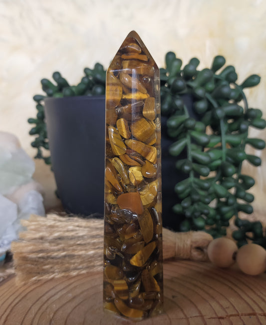 Tigers Eye Chip Point