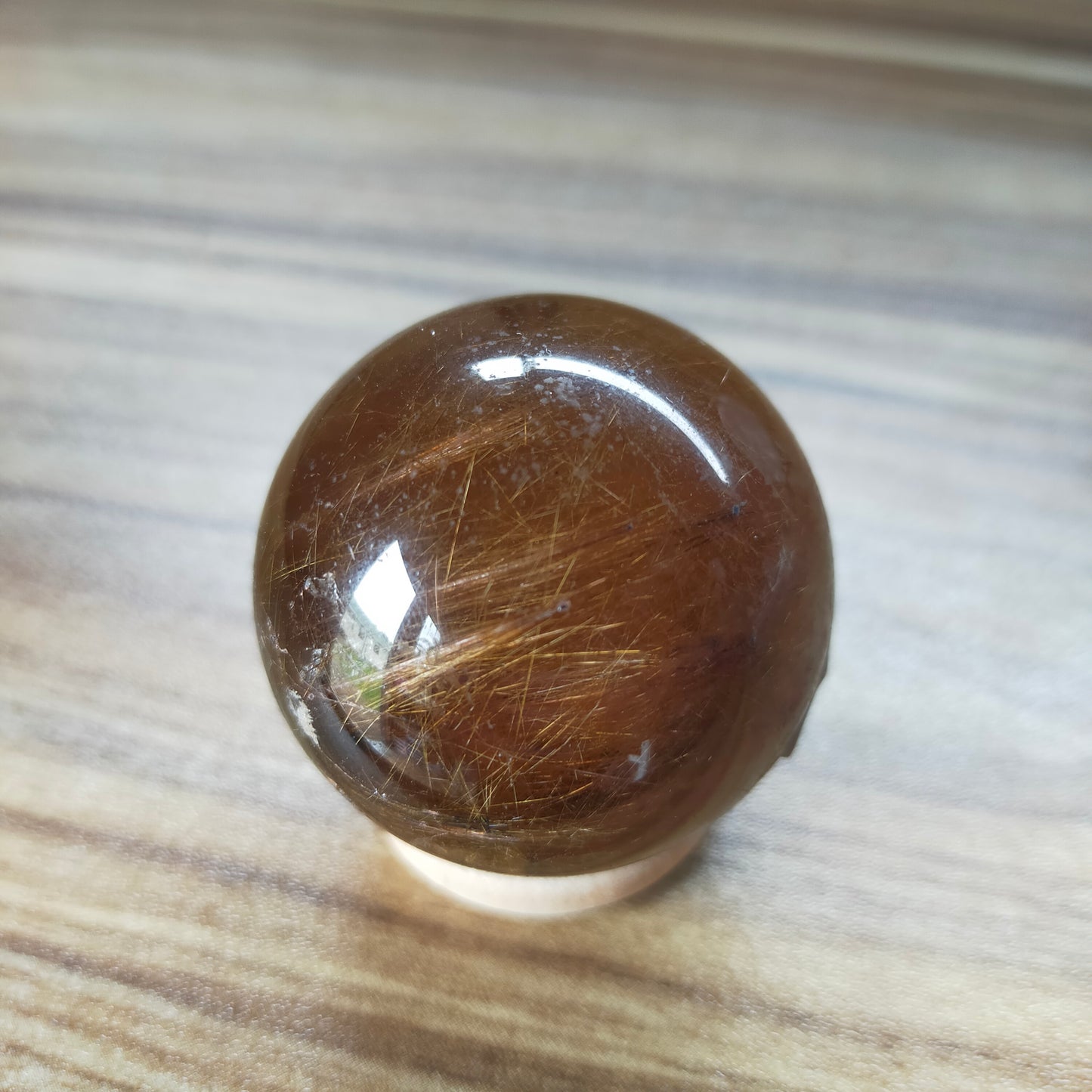 Golden Rutile Quartz Sphere