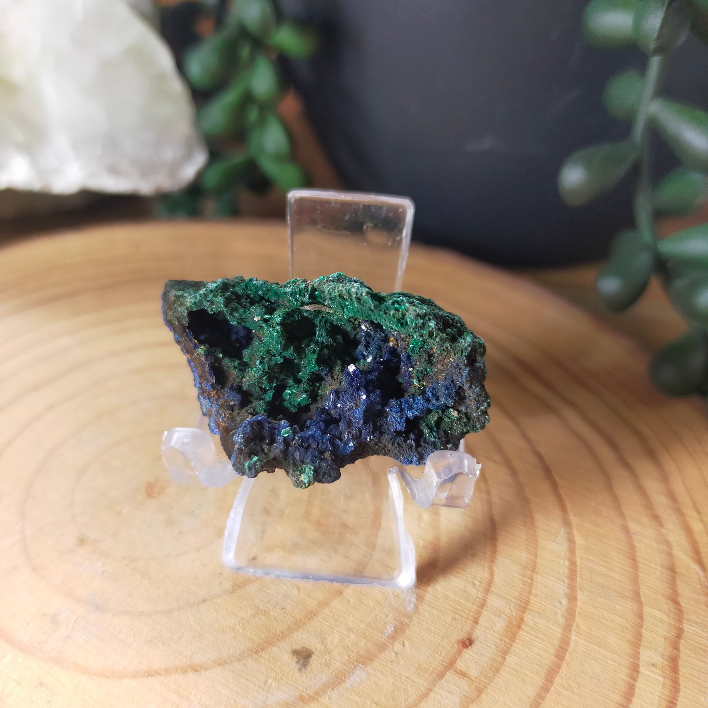Raw Azurite and Malachite