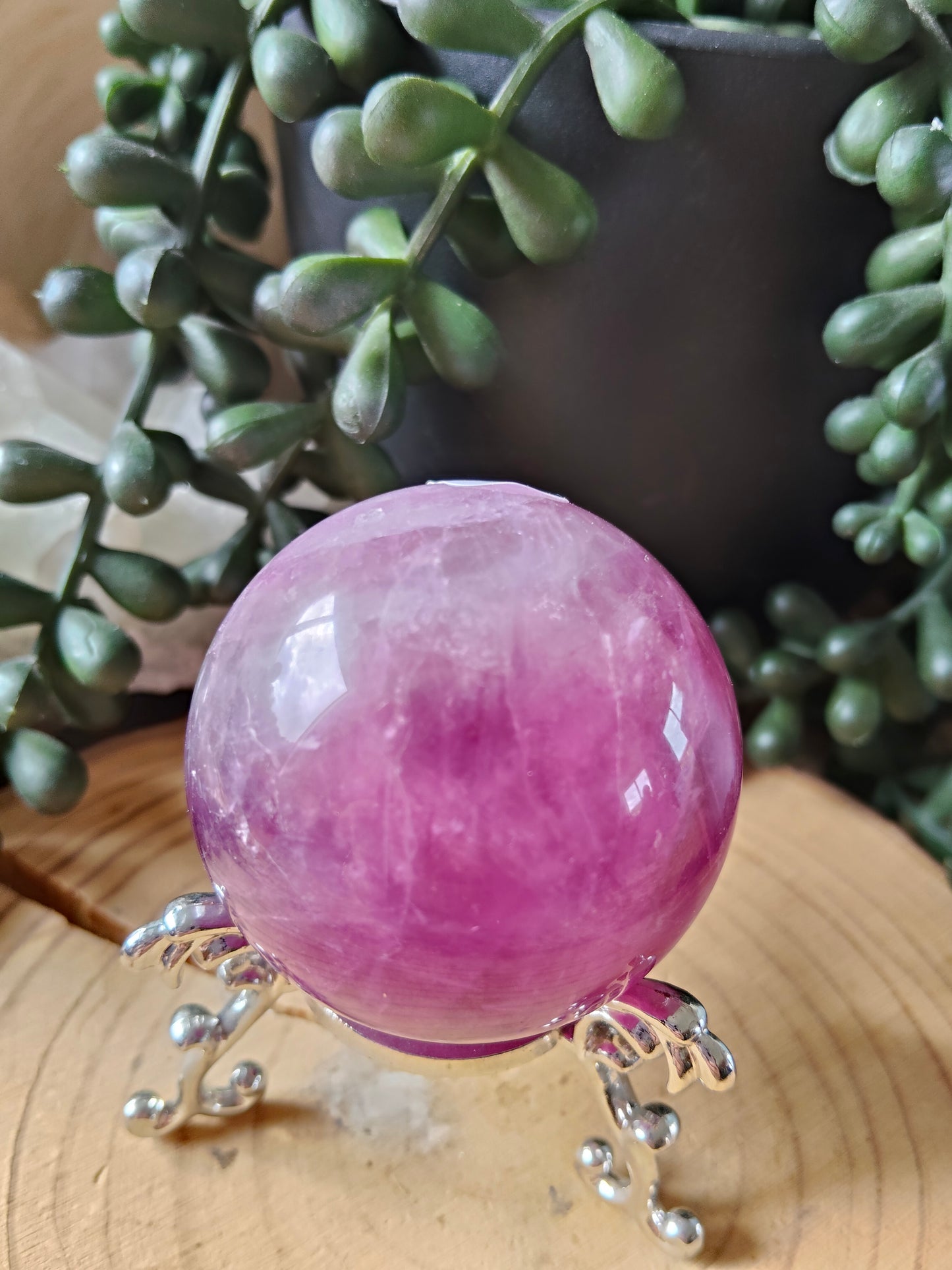 Gorgeous Purple/Pink Fluorite Spheres