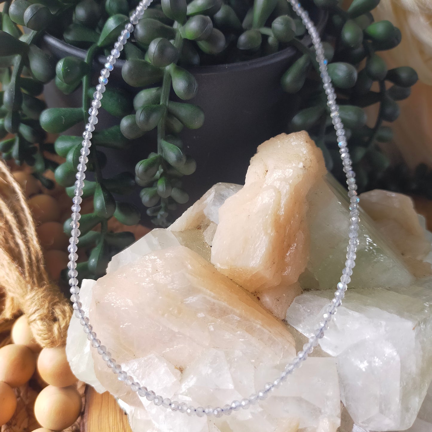 Faceted Choker Necklaces