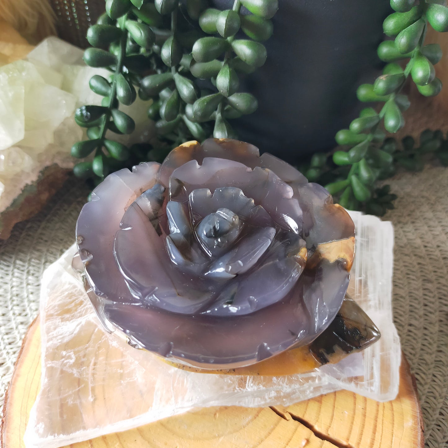 Volcano Agate Flowers