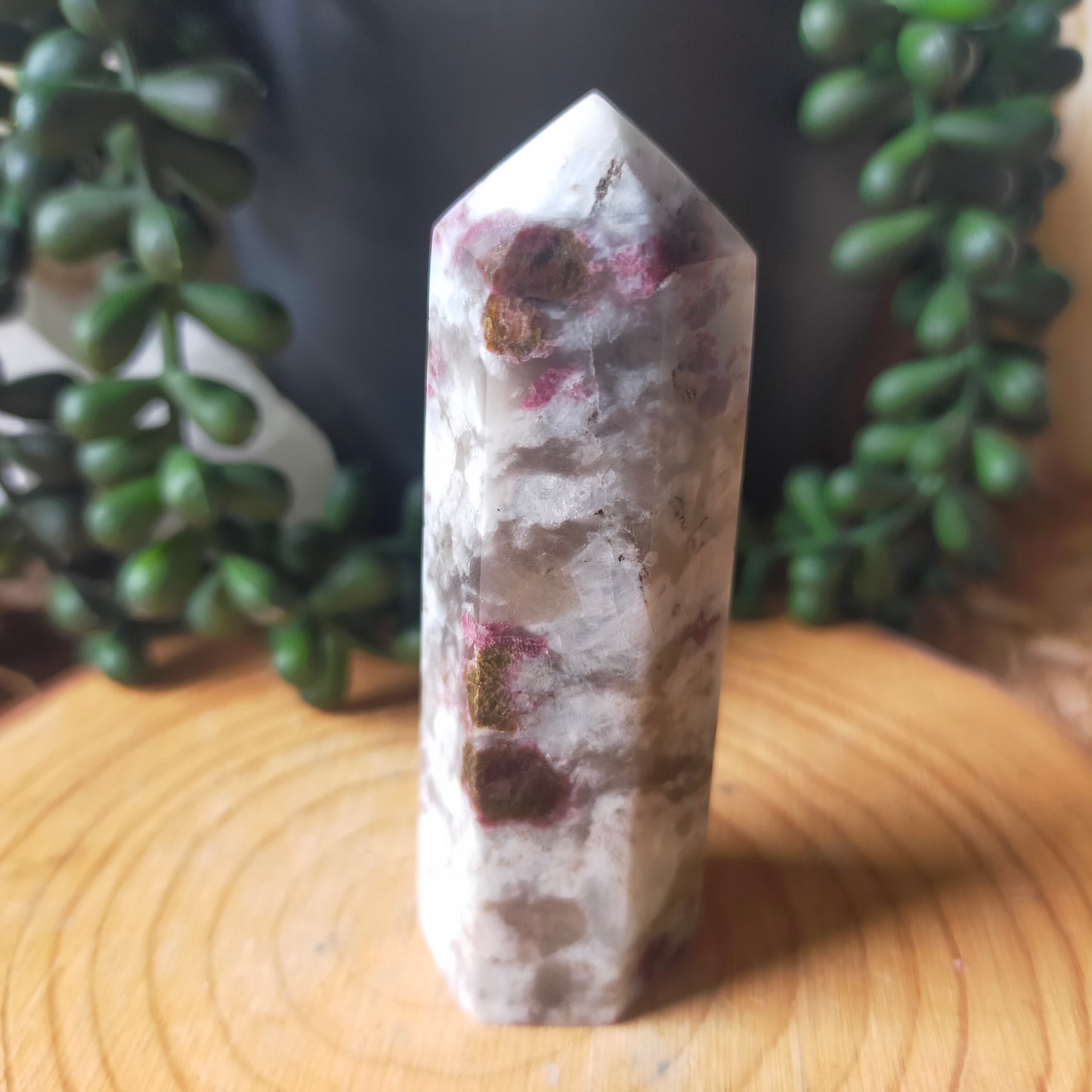 Plum Tourmaline Point