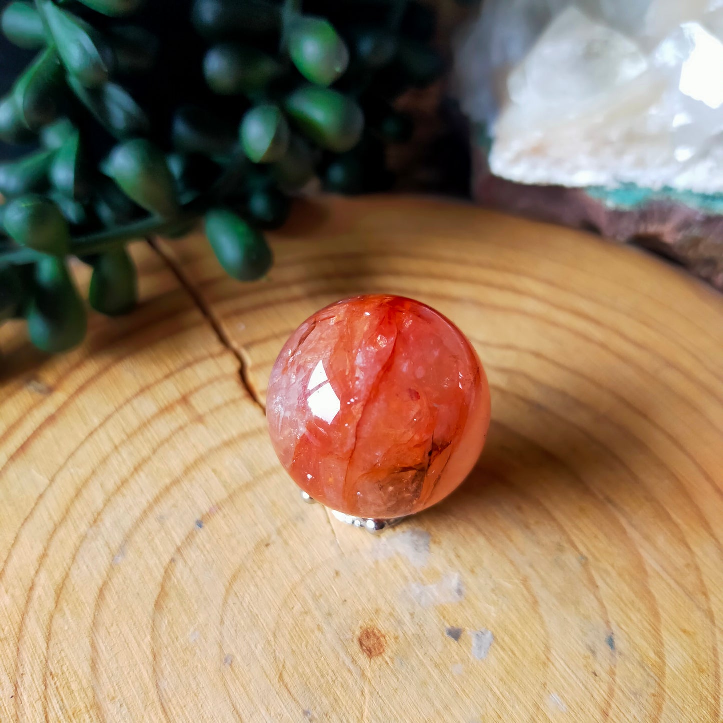 Mini Fire Quartz Spheres