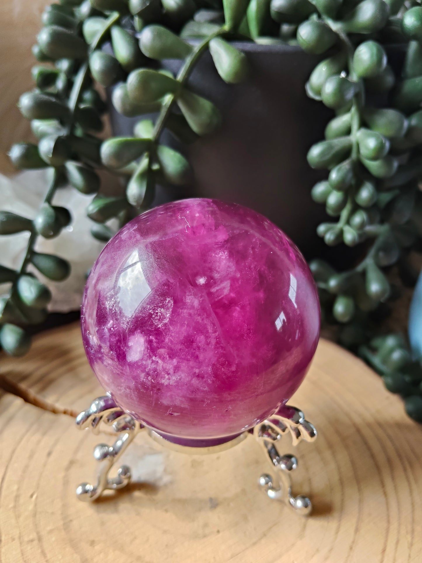 Gorgeous Purple/Pink Fluorite Spheres
