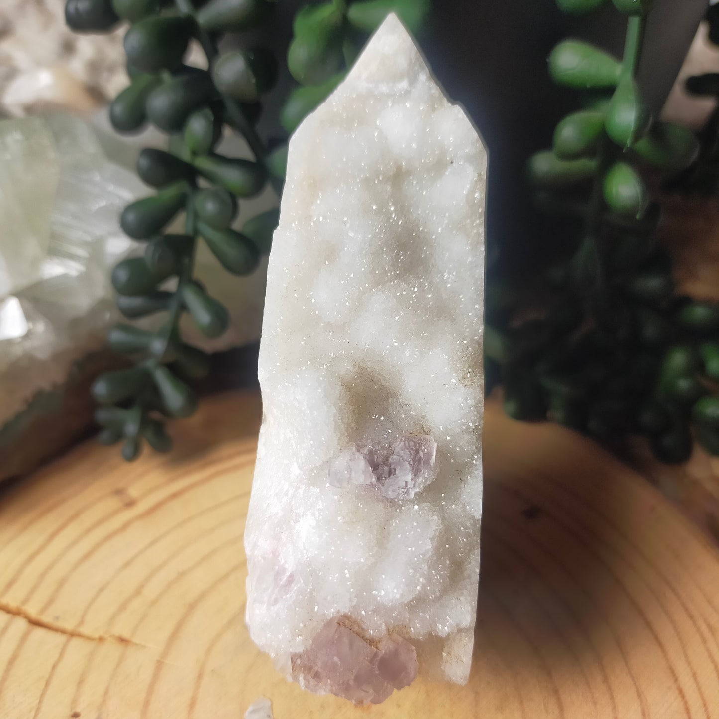 Sugar Fluorite Point