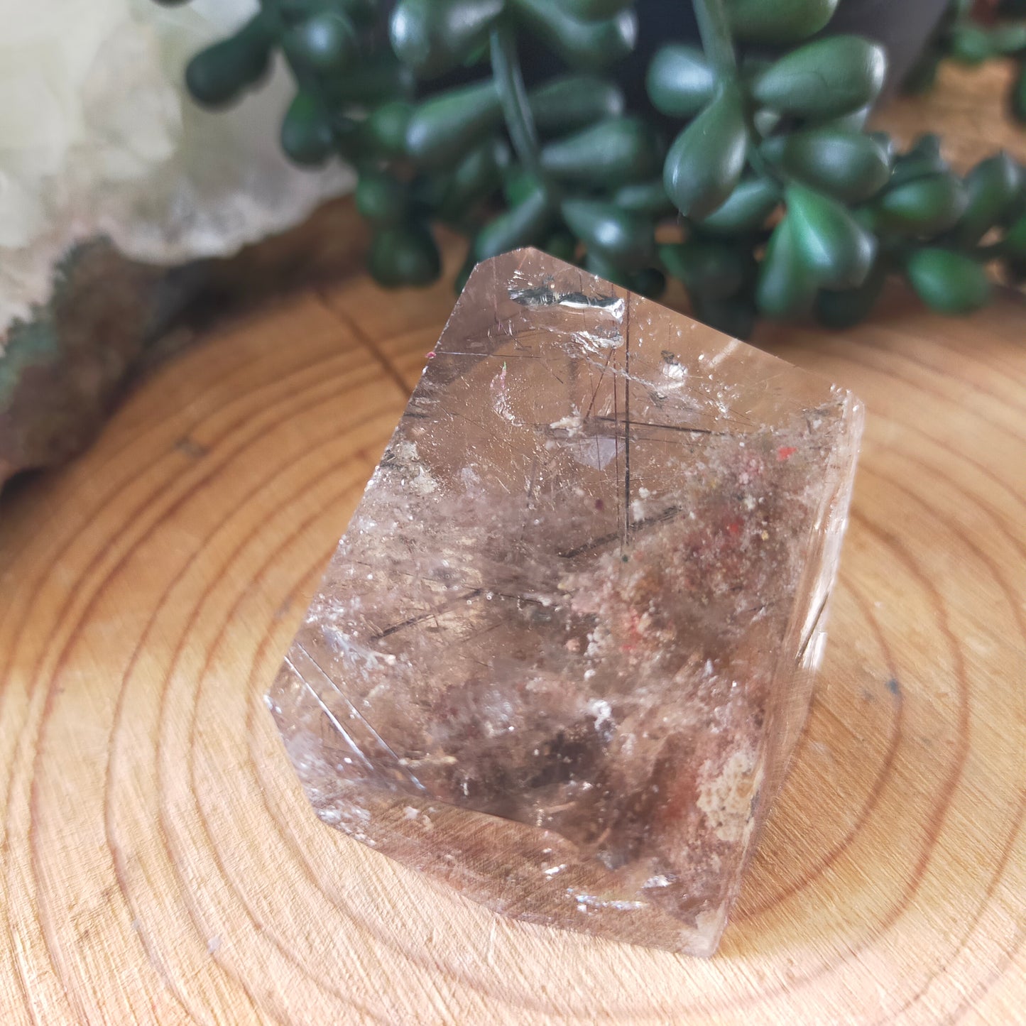 Garden Quartz Freeform with Rutile
