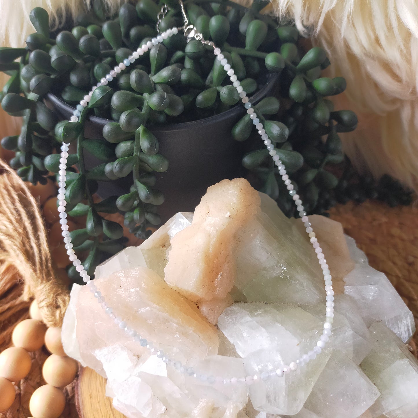 Faceted Choker Necklaces