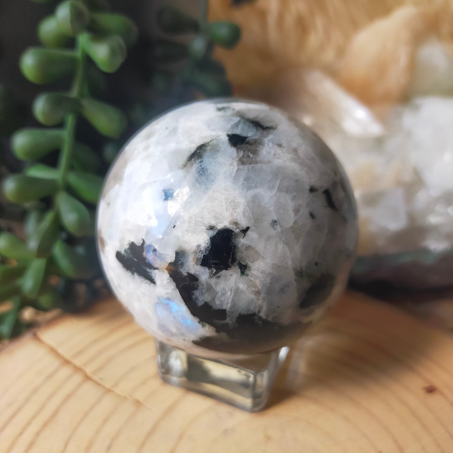 Rainbow Moonstone Sphere