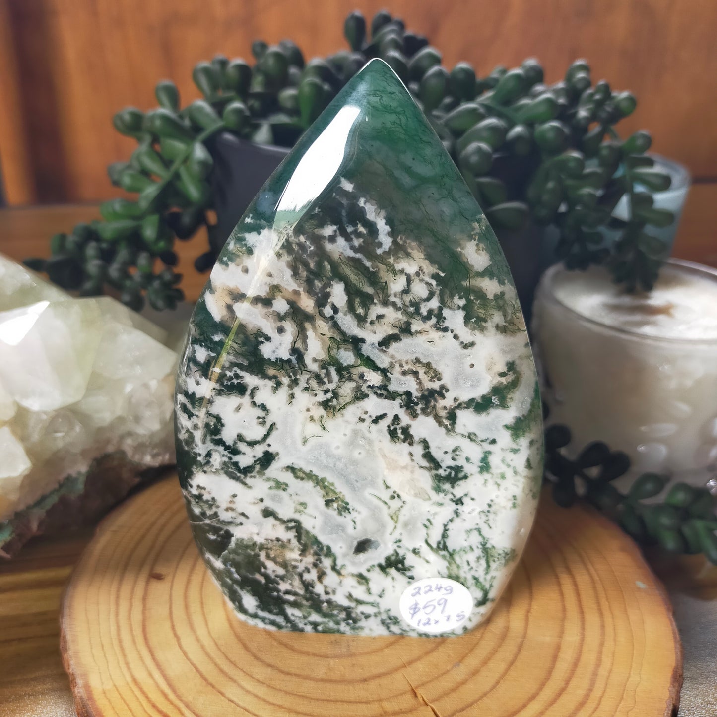 Moss Agate Freeform