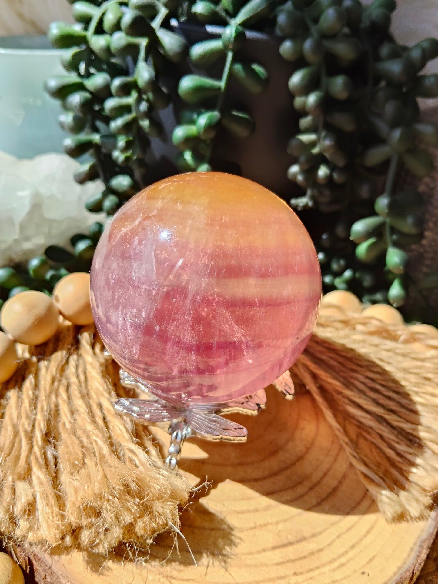 Candy Fluorite Sphere