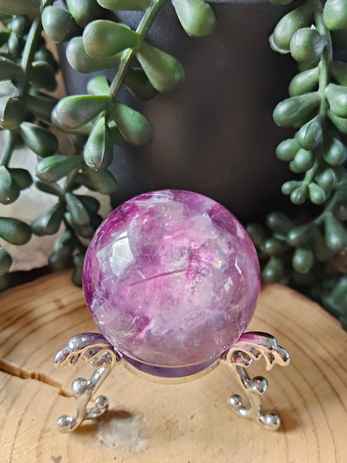 Gorgeous Purple/Pink Fluorite Spheres