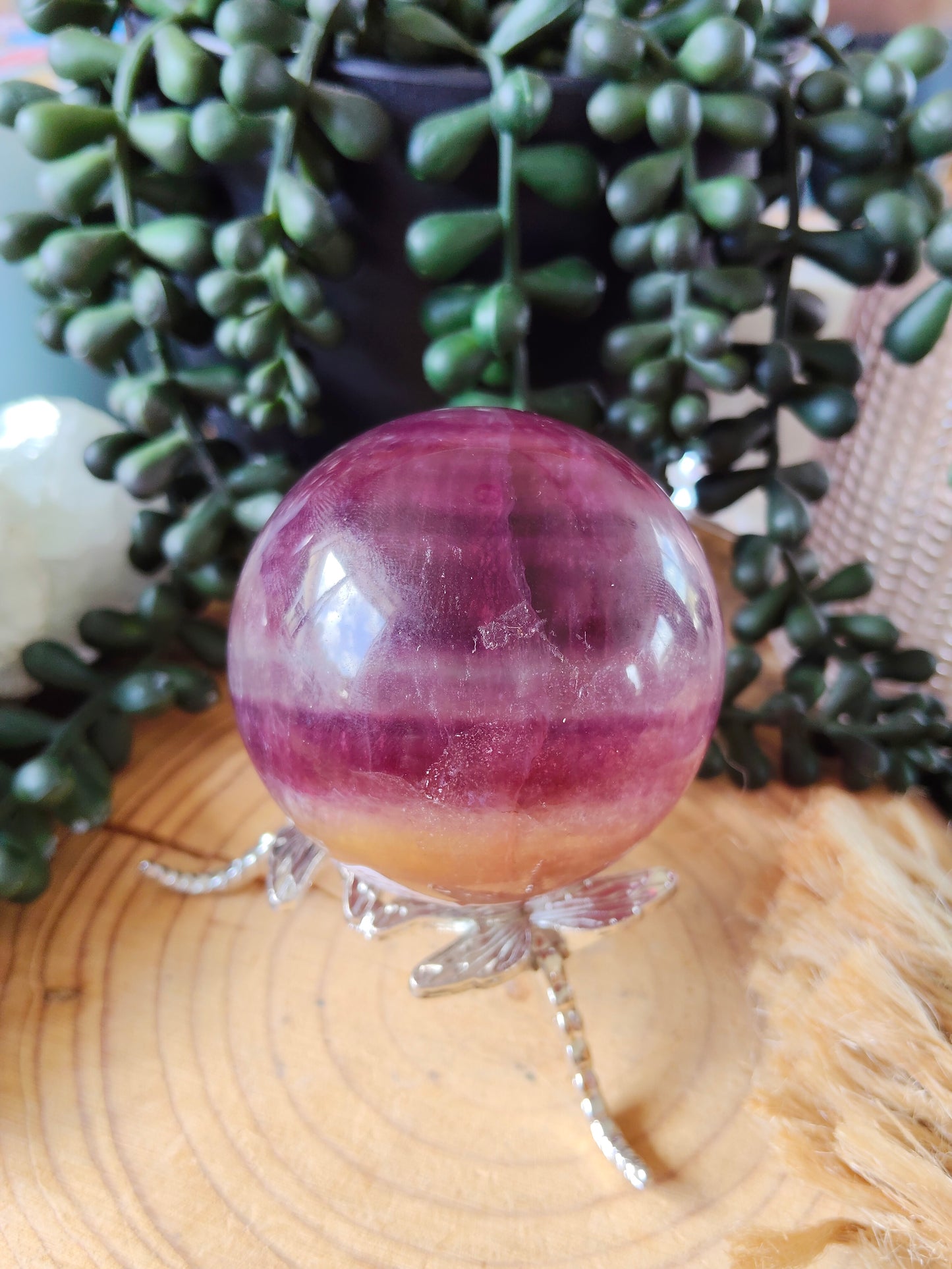 Candy Fluorite Sphere