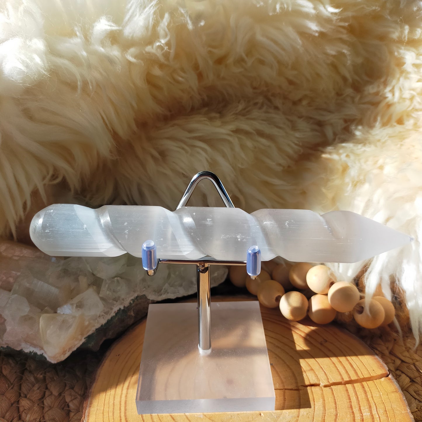 Satin Spar Wand