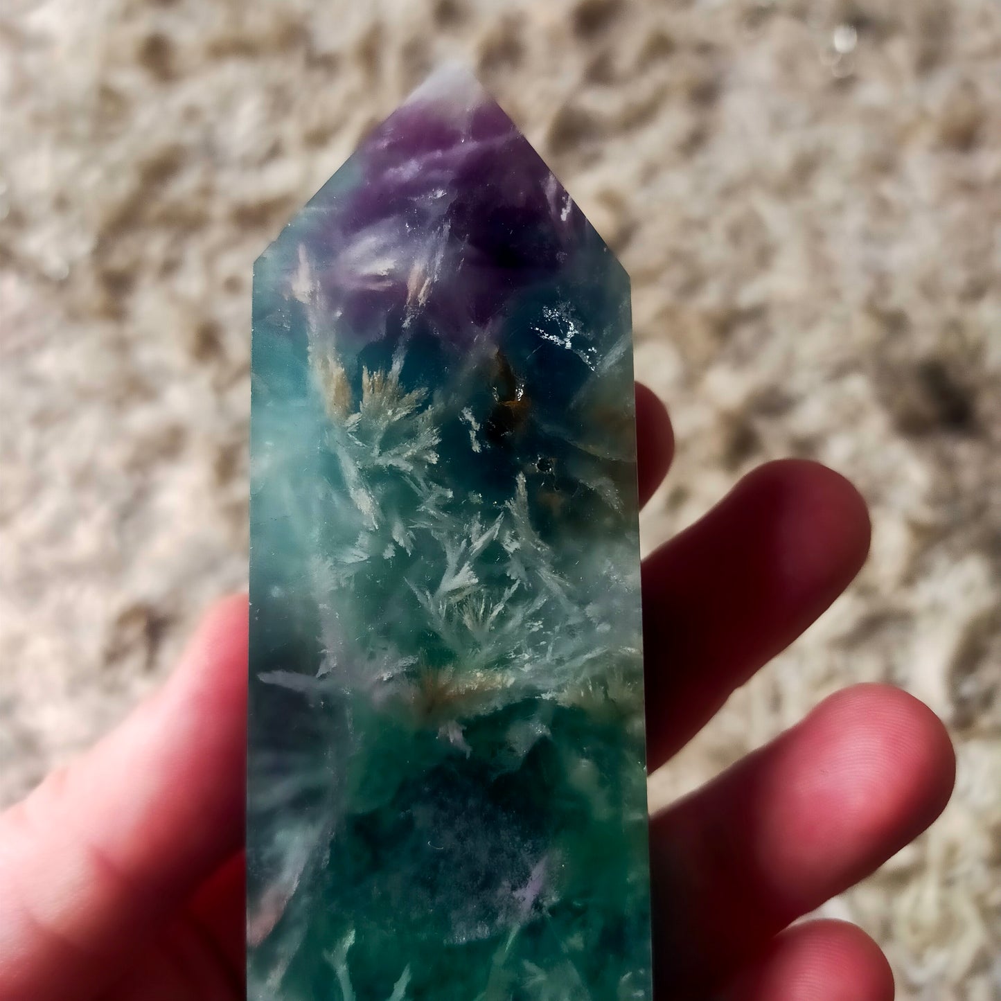 Feather Fluorite Tower