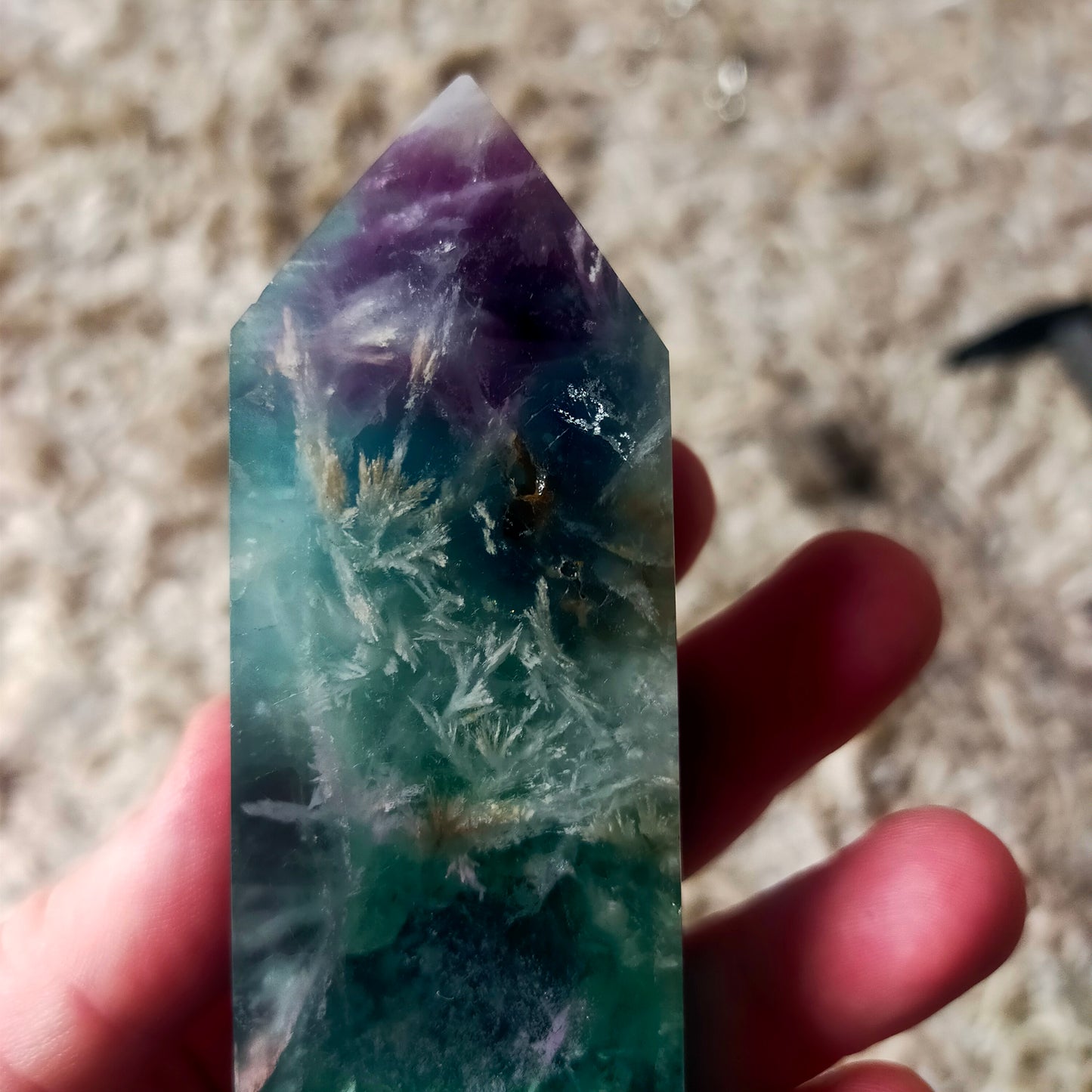 Feather Fluorite Tower