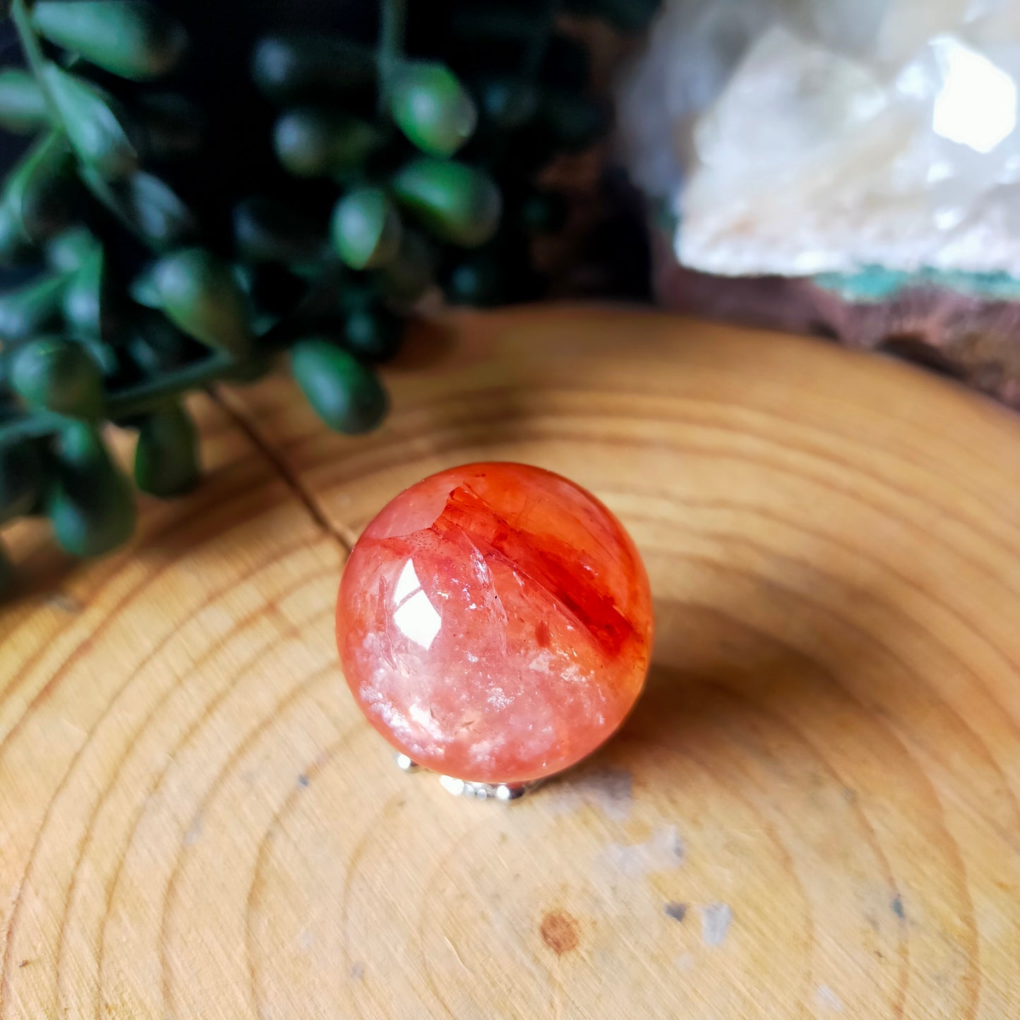 Mini Fire Quartz Spheres