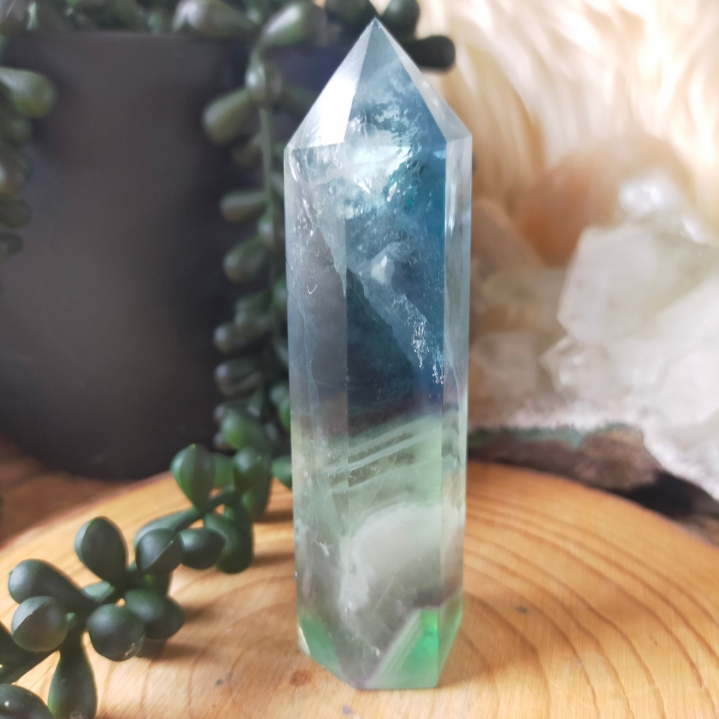 Blue/Green Fluorite Points