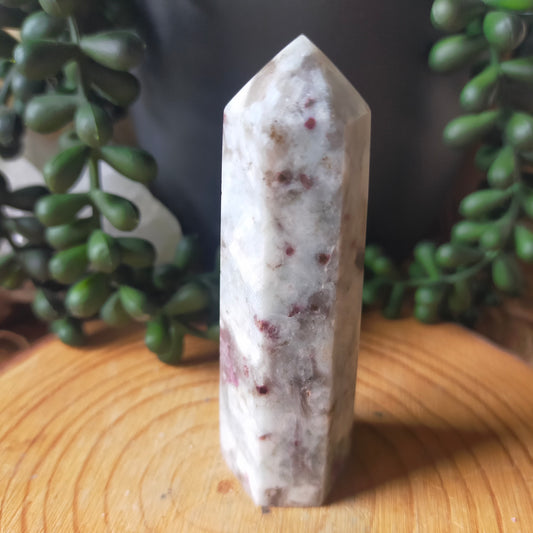Plum Tourmaline Point