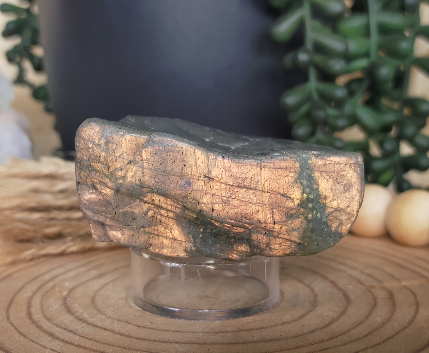Semi Polished Labradorite Chunk