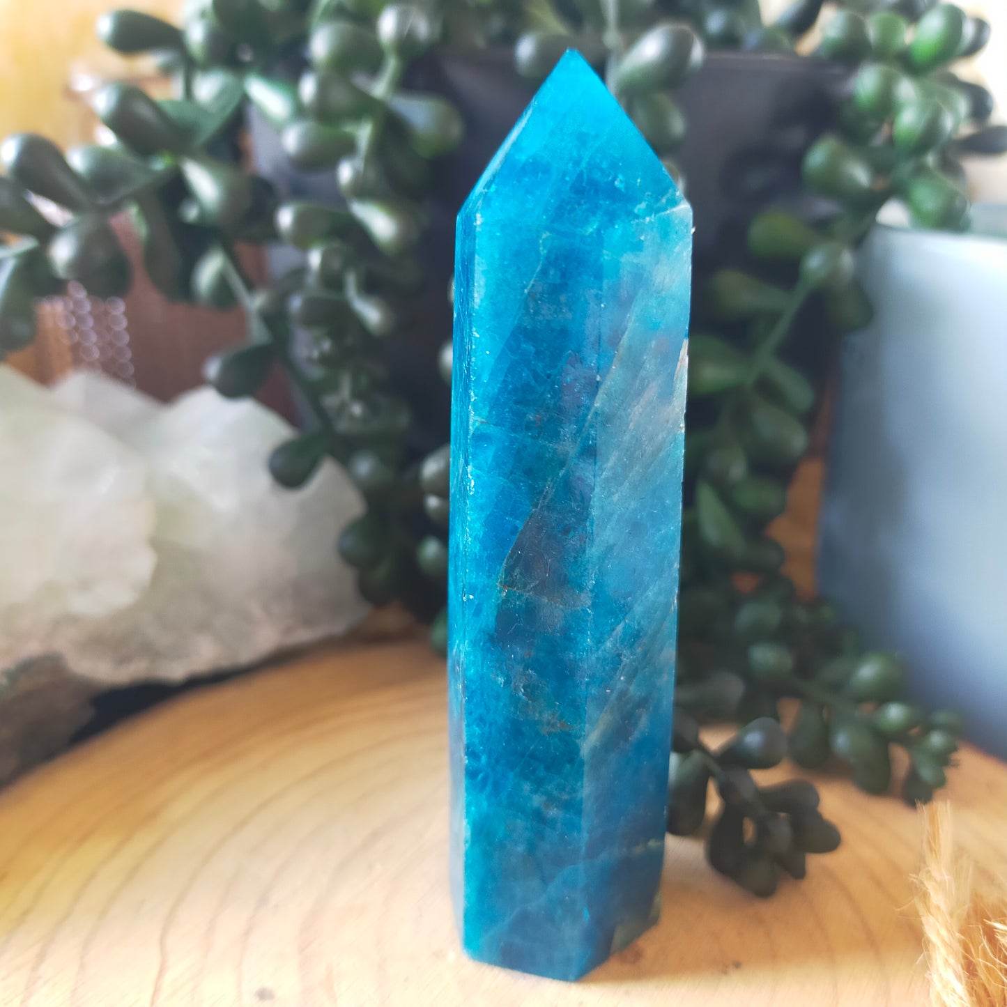 Blue Apatite Point