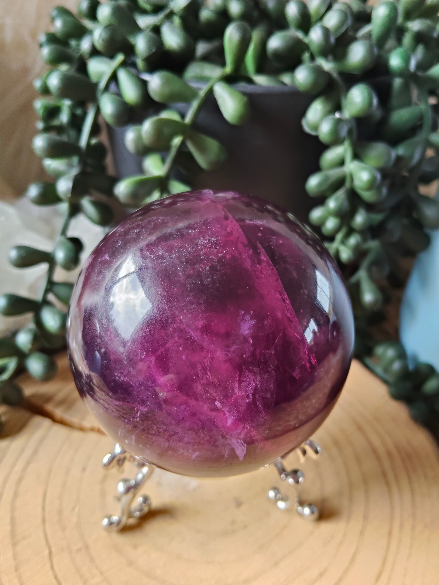 Gorgeous Purple/Pink Fluorite Spheres