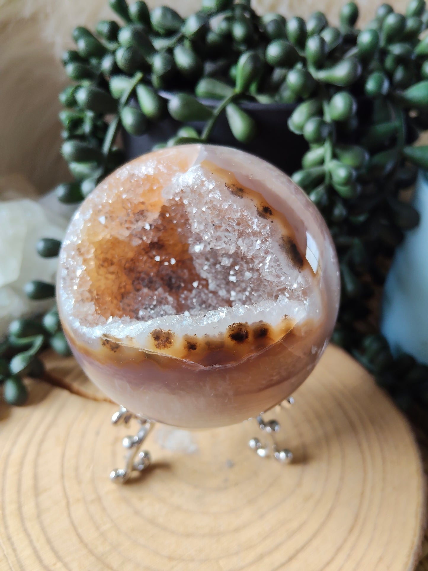 Sparkly Druzy Agate Spheres